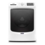 Maytag - 4.5 Cu. Ft. High-Efficiency Stackable Front Load Washer with Steam and Fresh Spin - White
