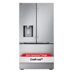 LG Counter-Depth MAX 23.7 Cu. Ft. French Door Smart Refrigerator Zero Clearance Stainless Steel from Kings Outlet