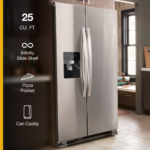 Whirlpool - 25 Cu Ft. Wide Side-by-Side Refrigerator - Stainless Steel - Image 4