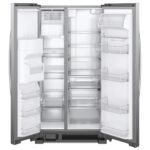 Whirlpool - 21 Cu. Ft. Side-by-Side Refrigerator with LED Interior Lighting - Stainless Steel - Image 2
