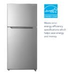 Insignia - 20.5 Cu. Ft. Top-Freezer Refrigerator with ENERGY STAR Certification - Stainless Steel - Image 2