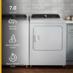 Whirlpool 7.0 Cu. Ft. Gas Dryer Steam Moisture Sensing White from Kings Outlet