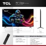 TCL - 75" Class QM6K Series 4K UHD HDR QD Mini LED Smart TV with Google TV (2025) - Image 3